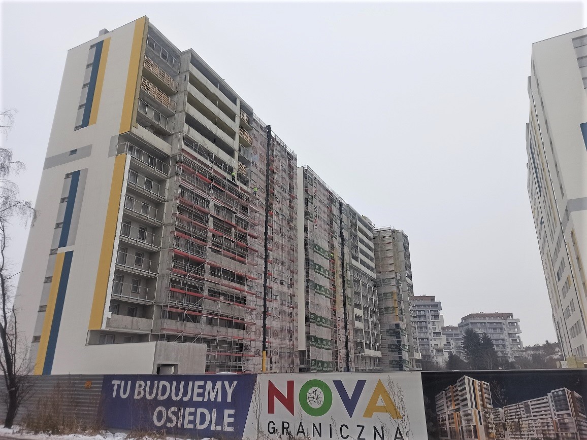 ZAAWANSOWANIE PRAC NA OSIEDLU NOVA GRANICZNA